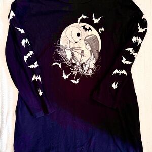 Nightmare Before Christmas Black Long Sleeve Shirt